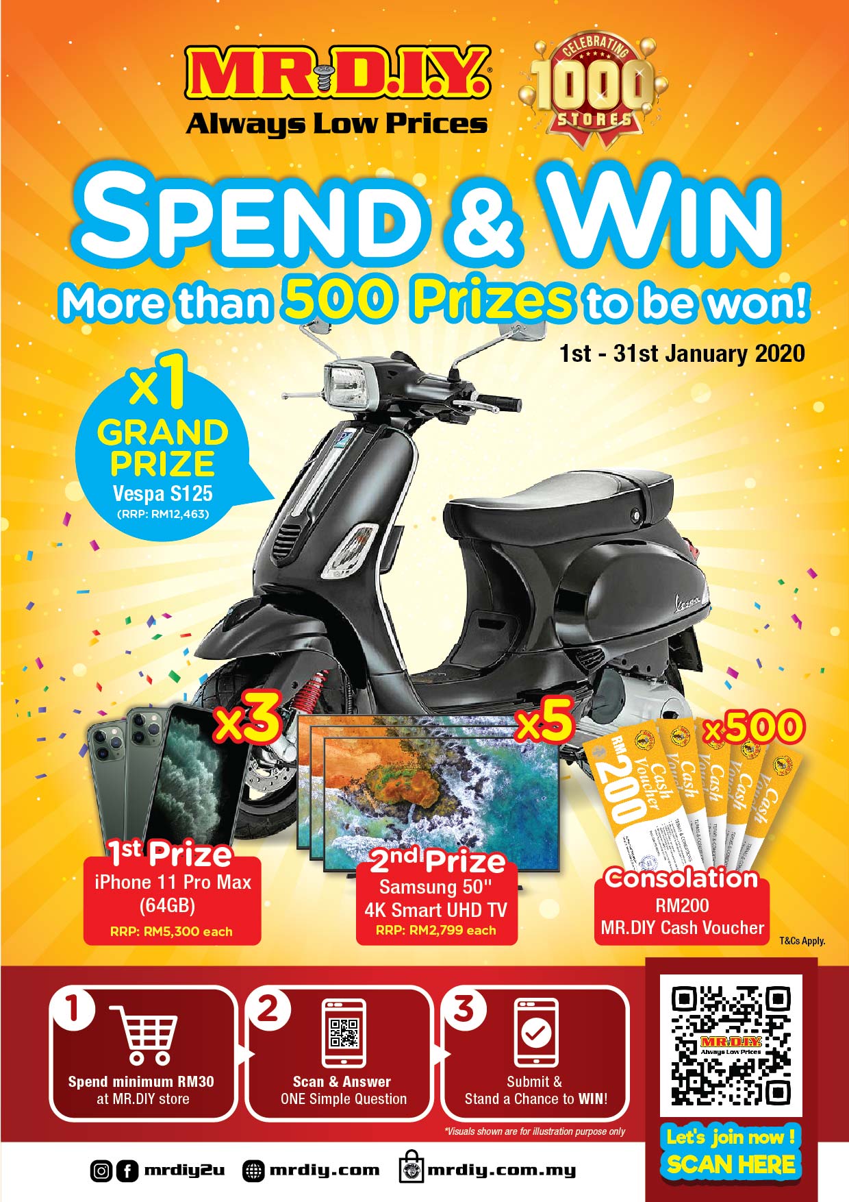 Join MR D.I.Y Spend & Win Contest