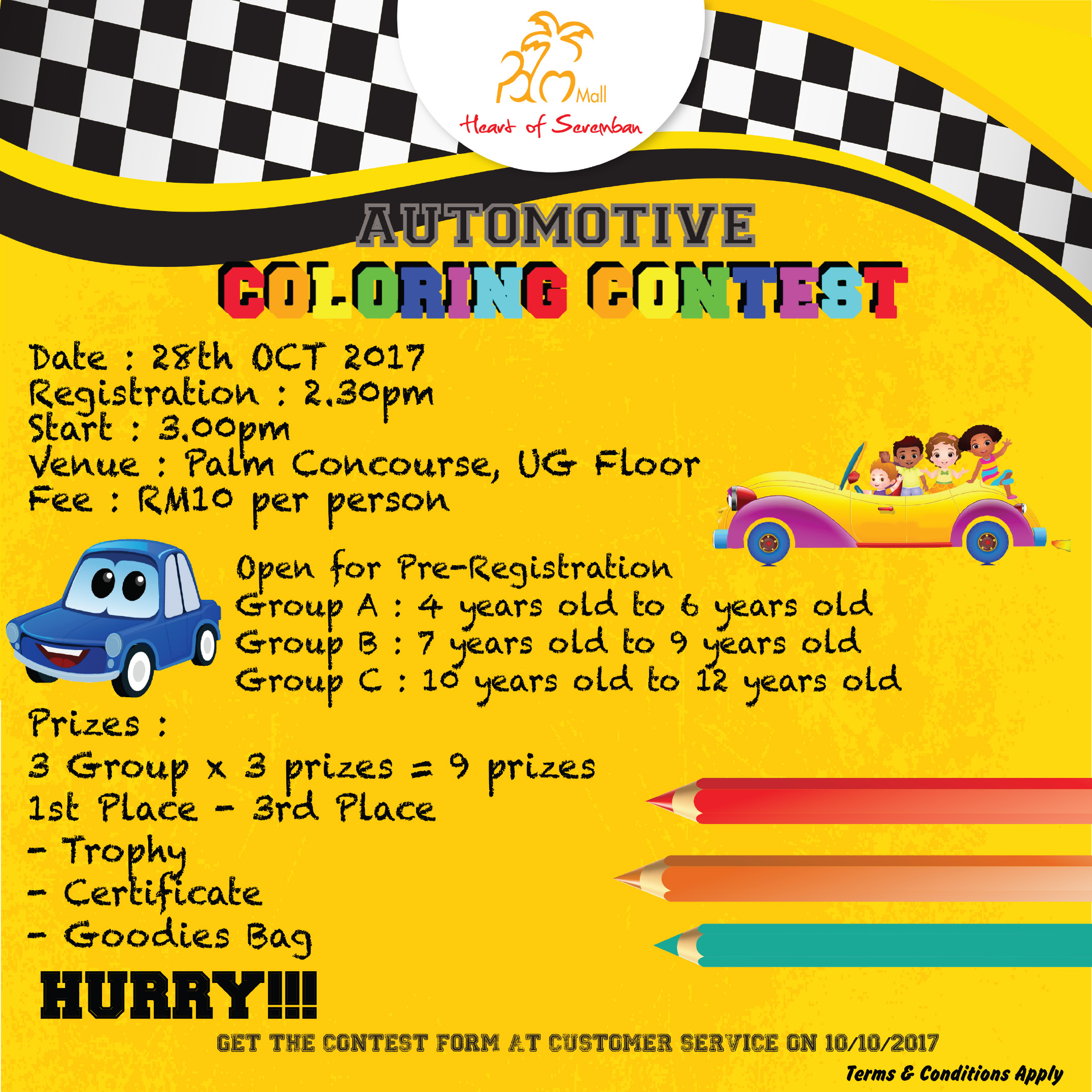 Automotive Coloring Contest 