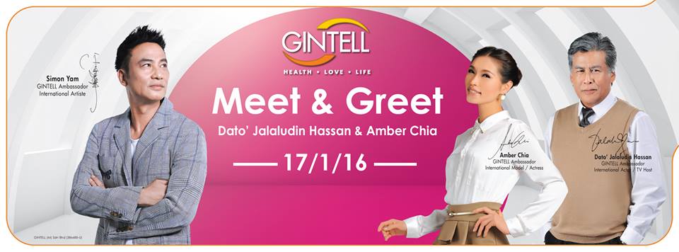 Gintell Meet & Greet Dato' Jalaludin & Amber Chia